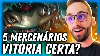 TFT  5 MERCENÁRIOS É VITÓRIA GARANTIDA COMEBACK INSANO GAMEPLAY PATCH 121 [upl. by Ardnuassak]