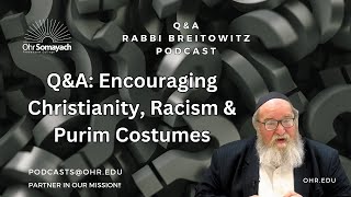 QampA Encouraging Christianity Racism amp Purim Costumes HaRav Yitzchak Breitowitz [upl. by Annatnom]