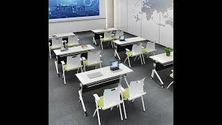 Folding Conference Table with Modular Design for Office Meeting zimasya table folding [upl. by Inot]