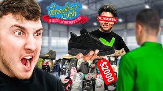 Catching The WORST Scammer At Sneakercon [upl. by Airetnuhs149]