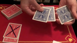 Variation of Alex Elmsley’s Dazzle my own handling  sleight of hand card magic trick [upl. by Llevel]