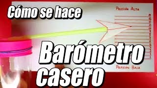 Barómetro casero cómo se hace  Te Digo Cómo [upl. by Evelinn657]