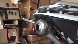 GPR full exhaust Powercone Fastcan inox  TGB Target 550 [upl. by Atterahs]