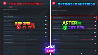 BEST AMD Radeon Settings For GAMING amp Performance  AMD Ultimate GUIDE 2024 [upl. by Atnohs]