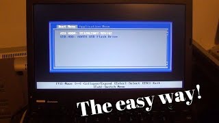 How to enter the Boot Options Menu on Lenovo ThinkPad laptops  The easy way [upl. by Kenison]