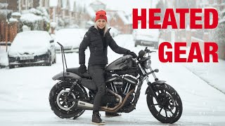 HEATED MOTORCYCLE GEAR REVIE  GLOVES  VEST  NEW KEIS SHORTY  RAYNAUDS SYNDROME By Tomboy a bit [upl. by Ablem]