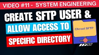 Create SFTP user and allow access to specific directory  SFTP Chroot [upl. by Inig367]