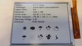 80quot EPaper Display  1024x768  Aspect Ratio 43 [upl. by Enicar]