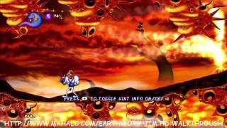 Earthworm Jim HD Walkthrough  What the Heck [upl. by Nohtanoj170]