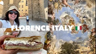 Florence Italy Boboli garden Al Antico Vinaio Palazzo Pitti Ponte Vecchio NH Firenze buffet 4K UHD [upl. by Acirfa]