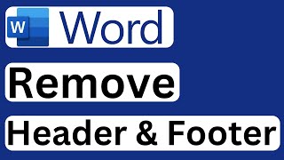 How to Remove Header and Footer in Word  Easy to Follow [upl. by Slyke916]