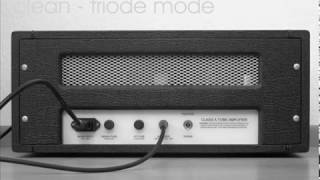 Handmade AX84 P1 tube amp  pentodetriode mode [upl. by Ahseya256]