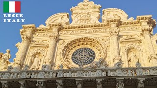 Lecce Puglia Salento Italy 4K [upl. by Rosenkrantz]