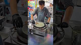 Oreo ice cream crepe  Korean Street Food shortsvideo [upl. by Treble]