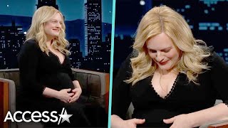 Elisabeth Moss Pregnant w 1st Child [upl. by Ajroj112]