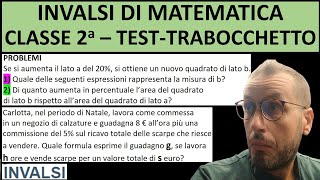 INVALSI matematica 2° superiore Trabocchetti di percentuali e proporzioni [upl. by Raynor]