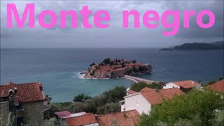 Sveti Stefan the Adriatic Coast of Montenegro Walk [upl. by Lieno870]