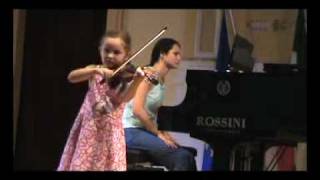 Alma Deutscher aged 5 playing Rieding violin concerto 2nd and 3rd mov [upl. by Rifkin]