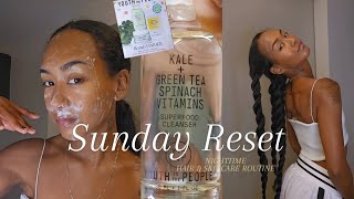 Sunday Reset Nighttime Hair amp Skincare Routine November 2024 [upl. by Aenad364]