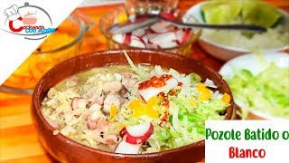 Como Hacer Pozole Blanco de Pollo y Cerdo [upl. by Ididn907]