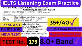 IELTS Listening Practice Test 2024 with Answers Real Exam 175 [upl. by Eimmelc]