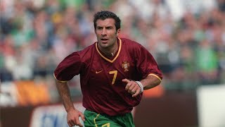 Luis Figo All 32 Goals Portugal [upl. by Siryt874]