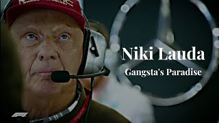 Niki Lauda  Gangstas Paradise  Formula 1 Edit [upl. by Zabrine]