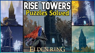 Elden Ring All Rise Towers Complete Guide Locations Items amp Puzzles Solved amp More [upl. by Eille]