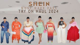 SHEIN MUST HAVE FALL TRY ON HAUL 2024 BOUGIE ON A BUDGET [upl. by Hewet]