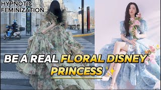 Hypnotic feminization ✨ Wearing Feminine DREAM FLORAL DRESSES 💕 [upl. by Funch]