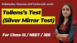 Tollens’ test Tollens test for class12thNEETJEE  Silver mirror test class12th [upl. by Faus]