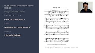 Levantamento e Edição de Obras para Conjunto de Clarinetas de Compositores Nordestinos [upl. by Aderf]