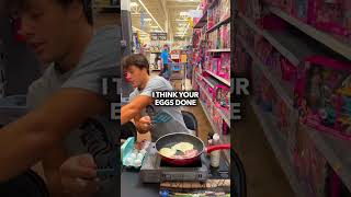 WE COOKED A MEAL INSIDE OF WALMART [upl. by Longawa]