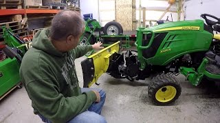 Deere 54 Quick Hitch Snow Blade Installation amp Review [upl. by Cahilly]