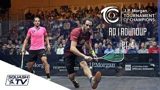 Squash Tournament of Champions 2018  Mens Rd 1 Roundup Pt4 [upl. by Koby951]