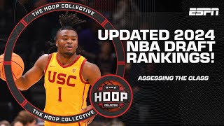 UPDATED 2024 NBA Draft Rankings 👀 Who will be the No 1 pick  The Hoop Collective [upl. by Niwri]