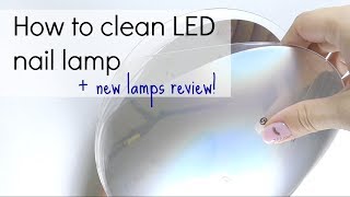 LED  UV gel nail lamp  how to use choose amp clean  New lamps review [upl. by Avron]