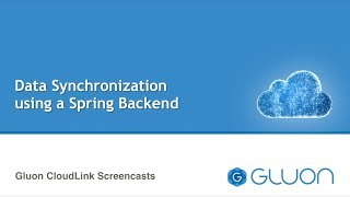 Data synchronization using a Spring Backend [upl. by Inacana]