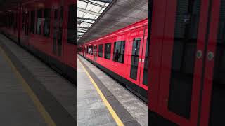 Helsinki Metro l Subway train l CAF M300 l Finland helsinki finland metro subwaytrain [upl. by Sisco219]