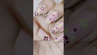 Simple flower nail art designs 💅 simple nail art  beautiful nail designs 💅 [upl. by Dnalrag]