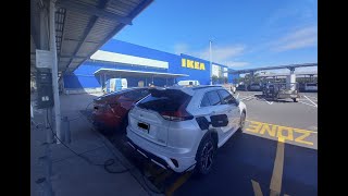 E22  Mitsubishi Eclipse Cross PHEV 2022 Australia – IKEAs EV charge station in Adelaide [upl. by Imoin45]