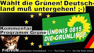 Wählt die Grünen Deutschland muß untergehen  Kommentar EU [upl. by Molohs]