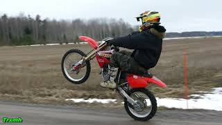 Honda CR85 First Test Ride [upl. by Jan]