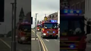 Fire Engines Responding firesirensound firealarmsound uk 2024 shorts lfb 9 [upl. by Licna]