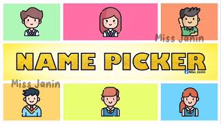 Offline Name Picker in PowerPoint  Editable Template [upl. by Esenahs533]