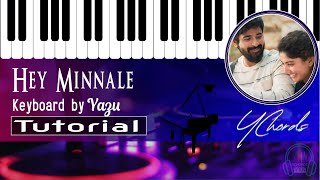 Hey Minnale Keyboard Notes  Amaran  Easy Keyboard Tutorial [upl. by Silra]