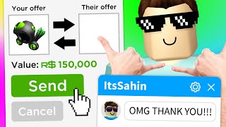 Giving Fans Their DREAM ROBLOX ITEMS [upl. by Vasos931]