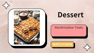 Marshmallow Treats Recipe for Beginners [upl. by Redvers]