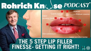 The 5 Step Lip Filler Finesse Getting it Right [upl. by Joli]