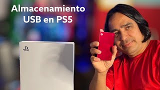 Cómo configurar almacenamiento externo en PS5 [upl. by Chappelka286]